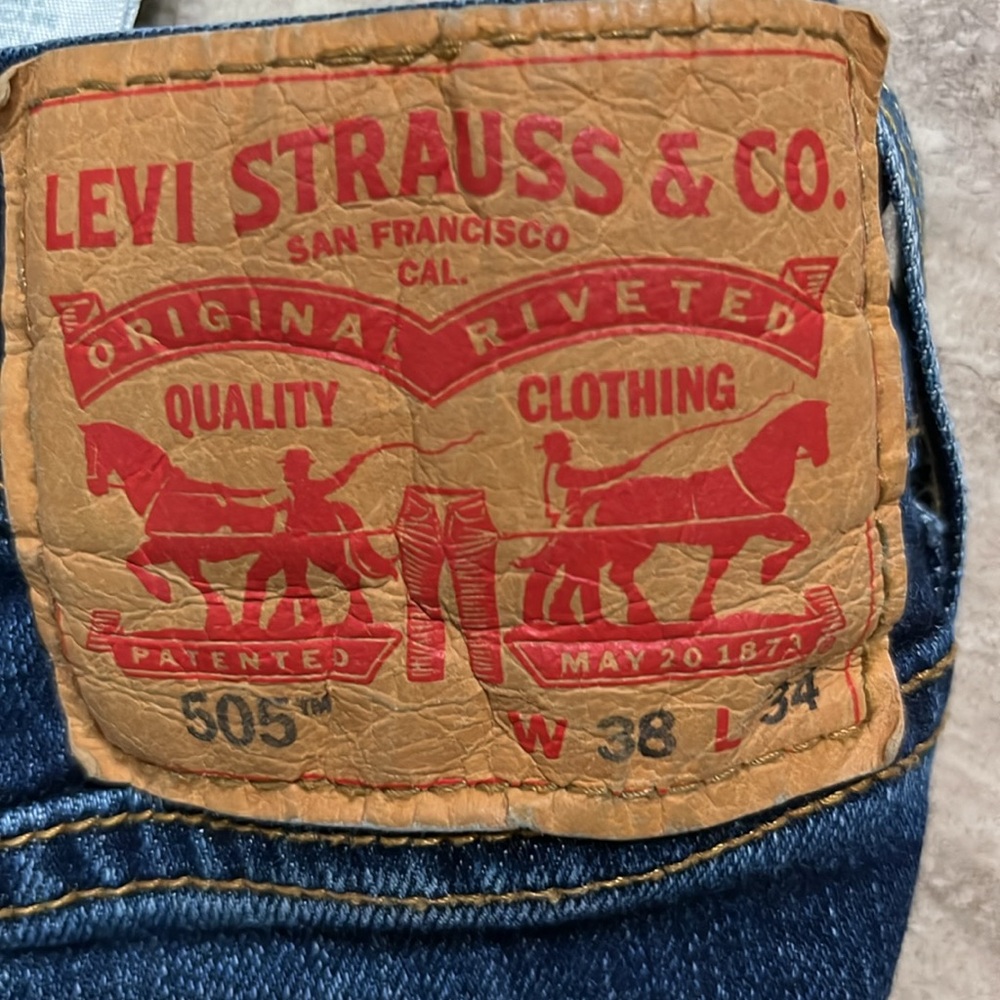 Levi’s 505 jeans 38-34 - Picture 3 of 5